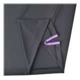  ÁO GOLF HANDEE TAY DÀI ĐEN PHỐI TRẮNG SỌC HỒNG 