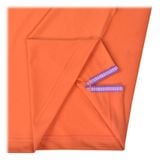  ÁO GOLF HANDEE TAY NGẮN CAM/TRẮNG 