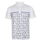  ÁO GOLF HANDEE TAY NGẮN BO CỔ TRẮNG IN GOLFER 