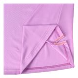  ÁO GOLF NỮ HANDEE TAY NGẮN TÍM PHỐI HOA VĂN TRỤ CỔ 