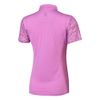  ÁO GOLF NỮ HANDEE TAY NGẮN TÍM PHỐI HOA VĂN TRỤ CỔ 