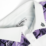  ÁO POLO NGẮN TAY HANDEE IN HỌA TIẾT LÁ CÂY 