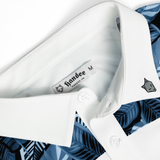  ÁO POLO NGẮN TAY HANDEE IN HỌA TIẾT LÁ CÂY 