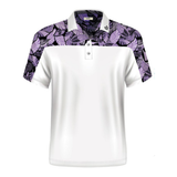  ÁO POLO NGẮN TAY HANDEE IN HỌA TIẾT LÁ CÂY 