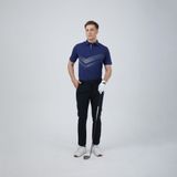  ÁO GOLF HANDEE NAVY ĐCAN CHẤM BI 