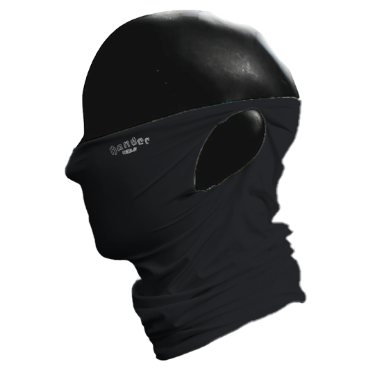  KHẨU TRANG ỐNG MÀU ĐEN (2 LỖ TAI) 