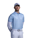  ÁO GOLF HANDEE XANH NHẠT HOA VÀNG 