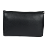  TÚI CLUTCH 1 NGĂN MÀU ĐEN_VÂN TAY 