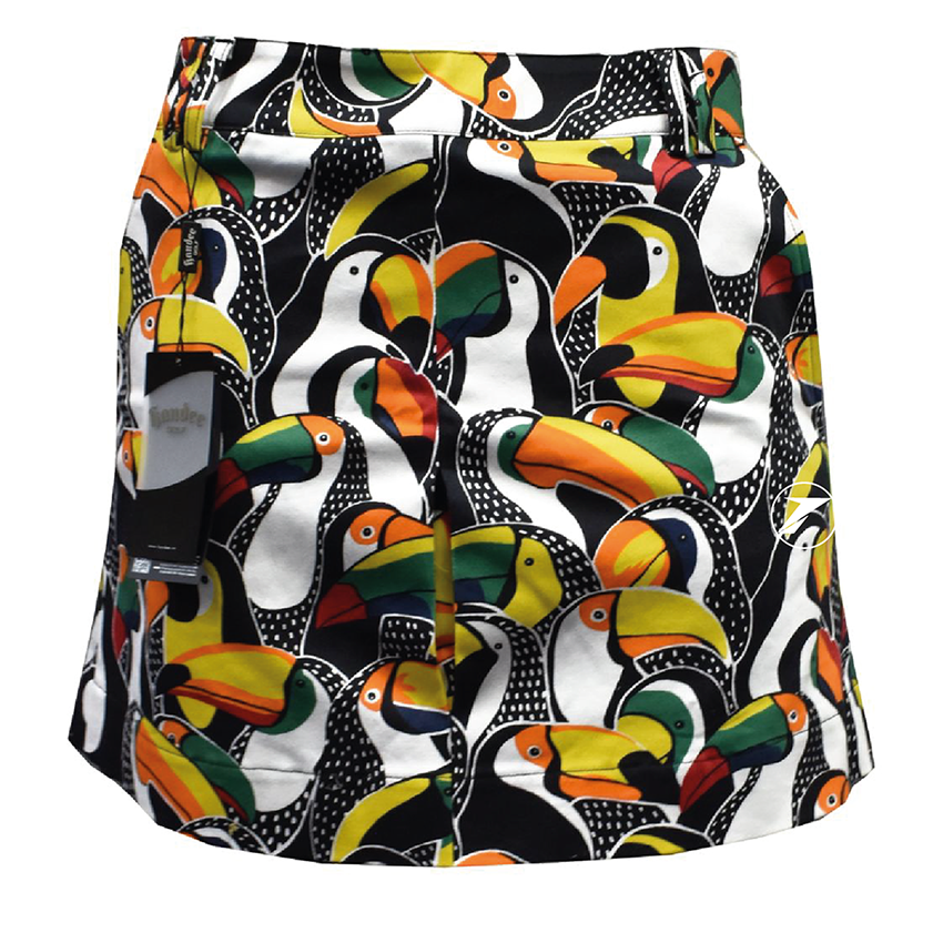  QUẦN VÁY NỮ HỌA TIẾT CHIM CÒ 