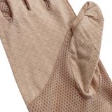  GĂNG TAY NỮ PHỐI LƯỚI MÀU HỒNG 