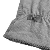  GĂNG TAY NỮ PHỐI LƯỚI MÀU XÁM 