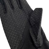  GĂNG TAY NỮ LỘ 2 NGÓN PHỐI LƯỚI MÀU ĐEN 