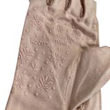  GĂNG TAY NỮ LỘ NGÓN PHỐI REN MÀU HỒNG 