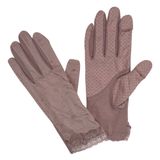  GĂNG TAY NỮ PHỐI REN MÀU TÍM 