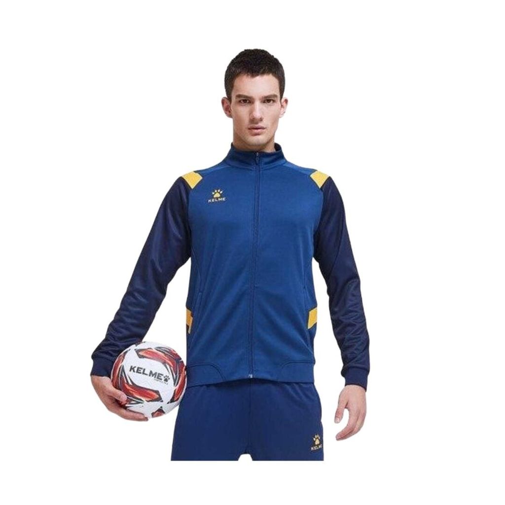 Áo Khoác Nỉ Kelme Thu Đông Phối Vai 8161WT1005