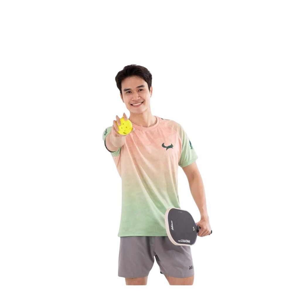 Áo Thi Đấu Pickleball Zocker JAC05 Nam Cổ Tròn