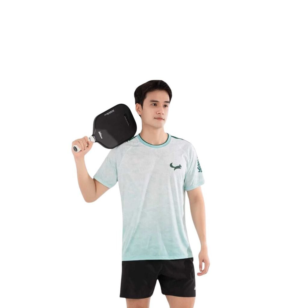 Áo Thi Đấu Pickleball Zocker JAC05 Nam Cổ Tròn