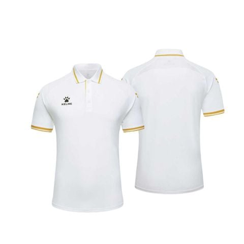 Áo Polo Kelme Nekko - Poly Siêu Thoáng, Thiết Kế Phối Sọc Bo Tay