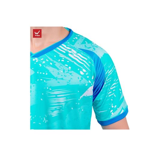 Bộ Áo Bóng Đá Wika Blast Xanh Ngọc