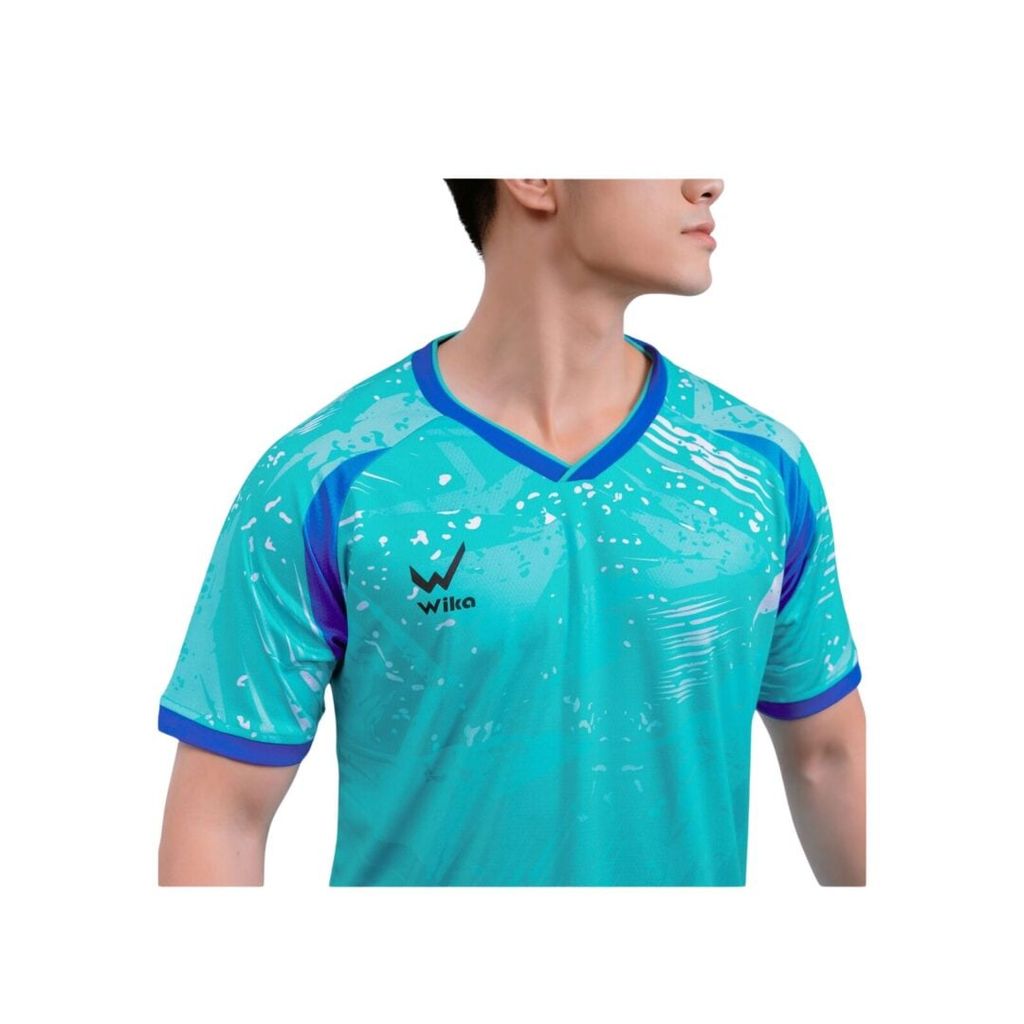 Bộ Áo Bóng Đá Wika Blast Xanh Ngọc