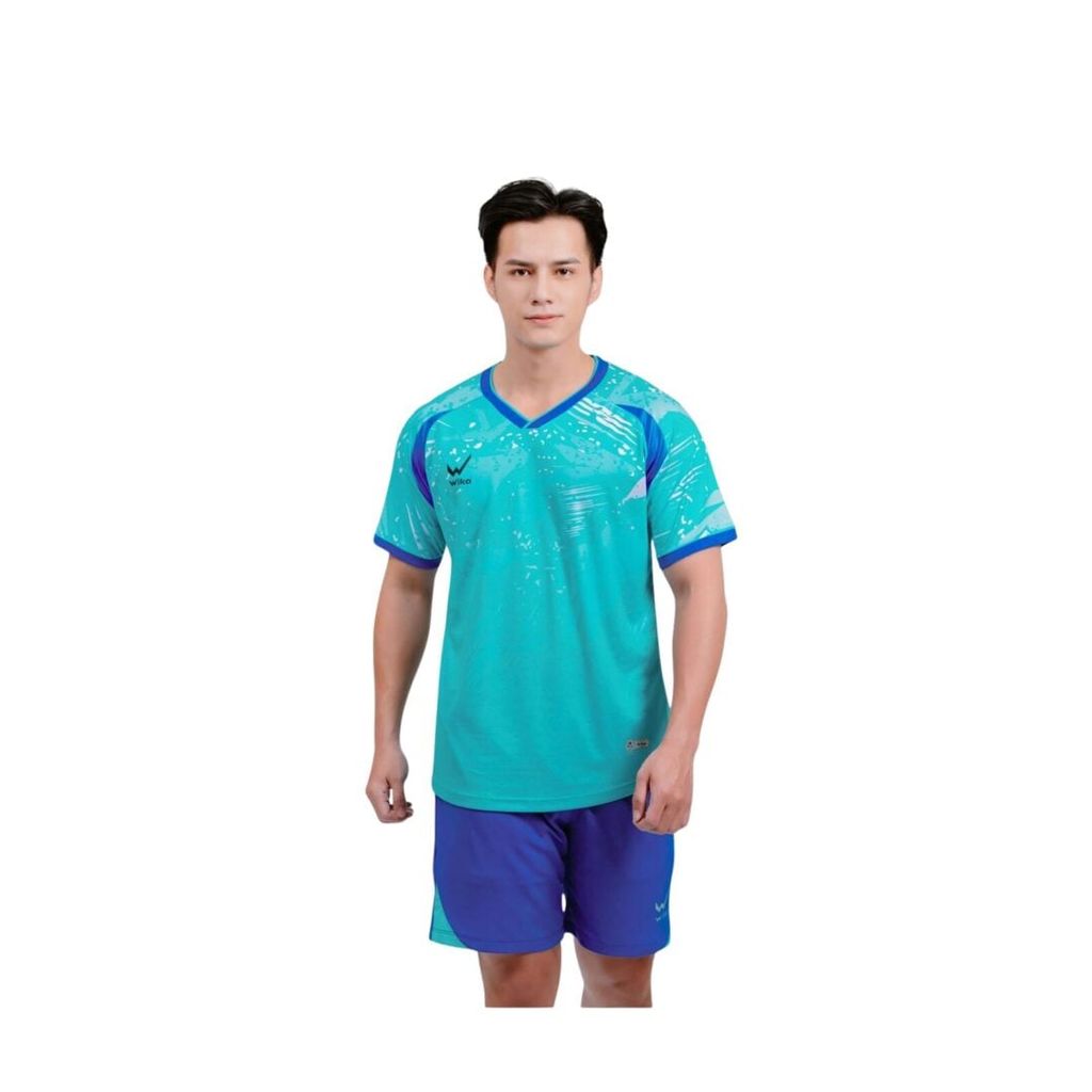 Bộ Áo Bóng Đá Wika Blast Xanh Ngọc