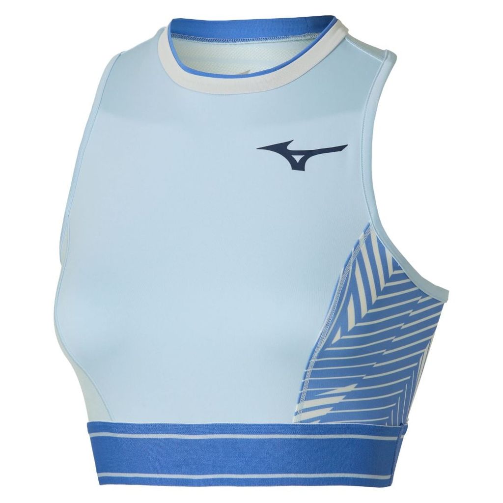 Mizuno Stargazer Crop Top Nữ – Áo Tập Gym/Yoga Thoáng Khí, Mềm Mịn, Ôm Form Chuẩn