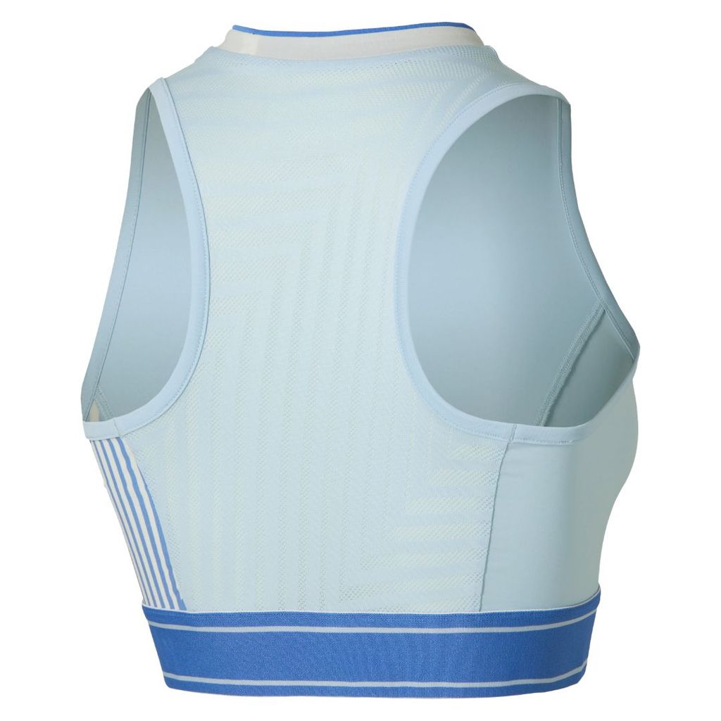 Mizuno Stargazer Crop Top Nữ – Áo Tập Gym/Yoga Thoáng Khí, Mềm Mịn, Ôm Form Chuẩn