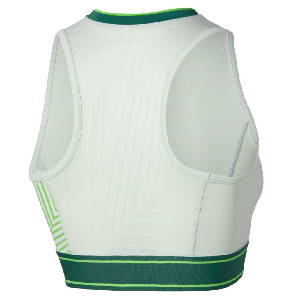 Mizuno Stargazer Crop Top Nữ – Áo Tập Gym/Yoga Thoáng Khí, Mềm Mịn, Ôm Form Chuẩn