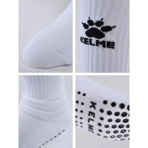 Tất Đá Bóng Chống Trượt Kelme Chính Hãng - Anti-Slip Silicon Co Giãn 4 Chiều