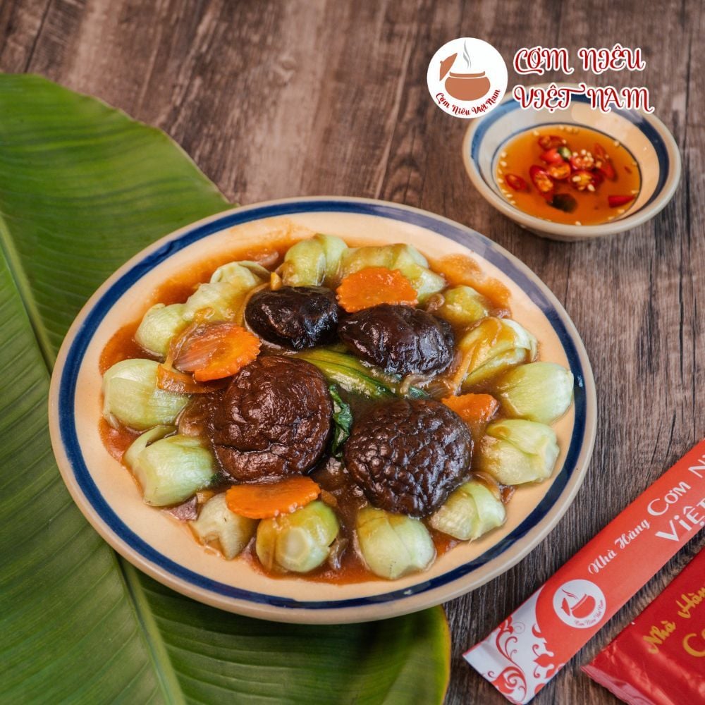  Cải thìa sốt dầu hào 