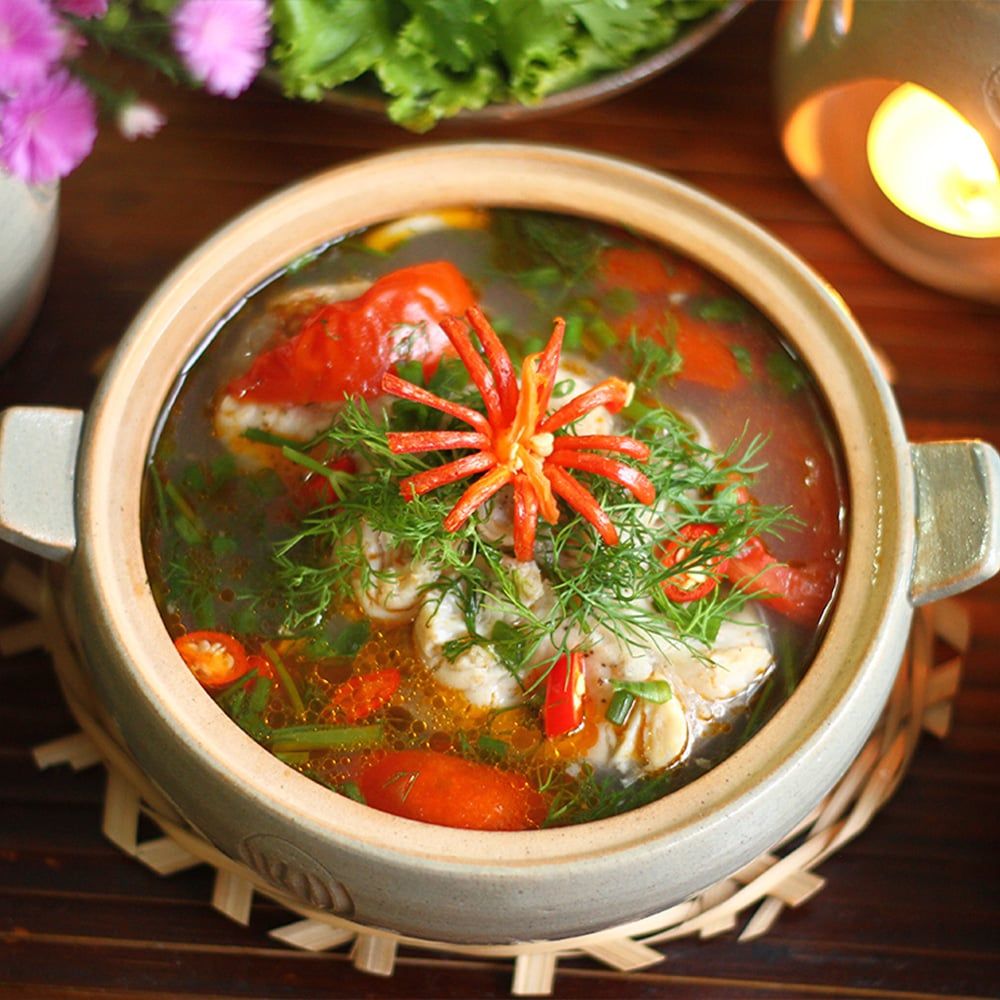  Canh cá nấu riêu 