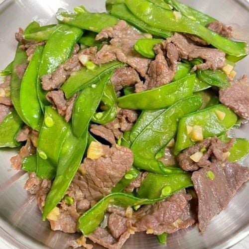  Đậu hà lan: Luộc/ Xào tỏi/ Xào bò 