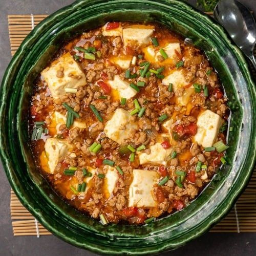  Đậu hũ sốt thịt bằm 