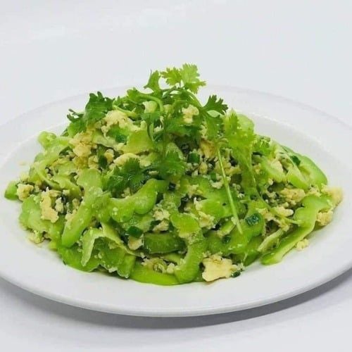  Khổ qua: Xào trứng/ Xào bò 