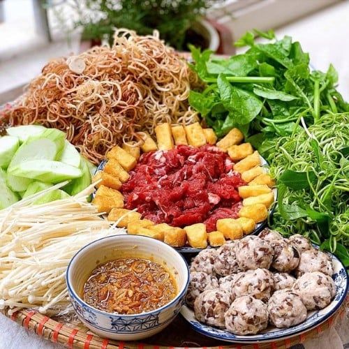  Lẩu riêu cua bắp bò 