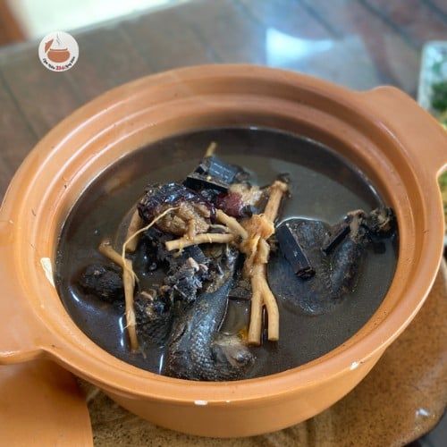  Lẩu gà ác tiềm thuốc bắc 
