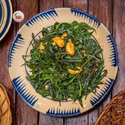  Rau muống: Xào tỏi/ Xào bò 