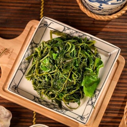  Rau tập tàng luộc 