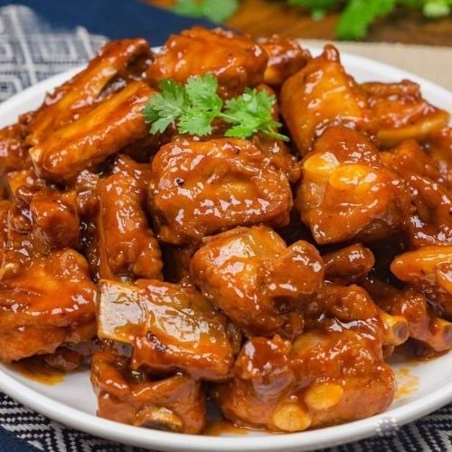  Sườn xào chua ngọt 