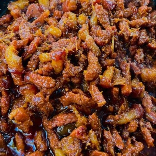  Thịt kho mắm ruốc 