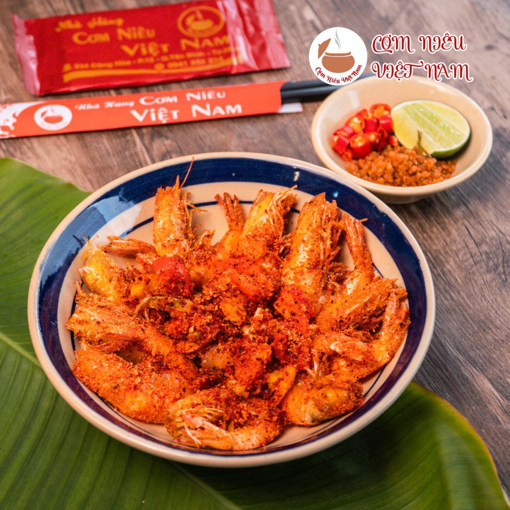  Tôm: Cháy tỏi/ Rang muối/ Chiên nước mắm 