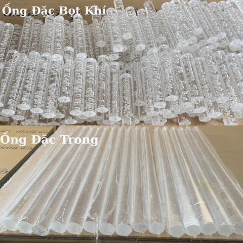 ỐNG MICA ĐẶC BỌT KHÍ