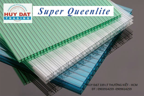 Poly Rỗng Super Queenlite Malaysia – Tấm Lấy Sáng Cao Cấp Hàng Đầu Hiện Nay