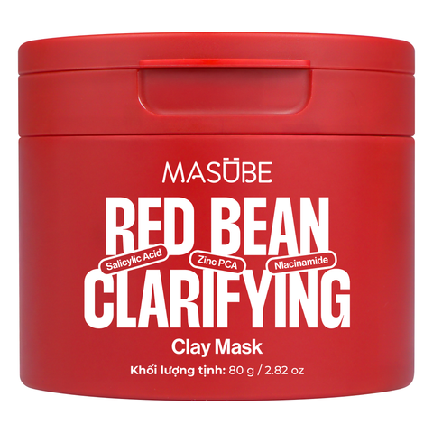  Mặt Nạ Đất Sét Sáng Da MASUBE Clay Mask Hút Dầu Nhờn & Sạch Mụn Đầu Đen 