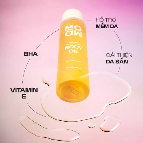  COMBO 249K: Combo Trắng Mịn Thơm Moaw Moaws - Scrub Sữa Gạo Hạnh Nhân, Dầu Dưỡng Body, Nước Hoa Hẹn Hò 