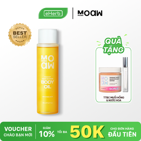  [MUA 1 TẶNG 2] Dầu dưỡng da giảm thâm MOAW MOAWS - body sáng da, ngừa rạn da, hương hoa 