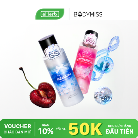  COMBO 199K: Bodymist Nhũ Xịt Thơm Lấp Lánh Cho Nam Nữ Thơm Lâu 250ml BODYMISS 