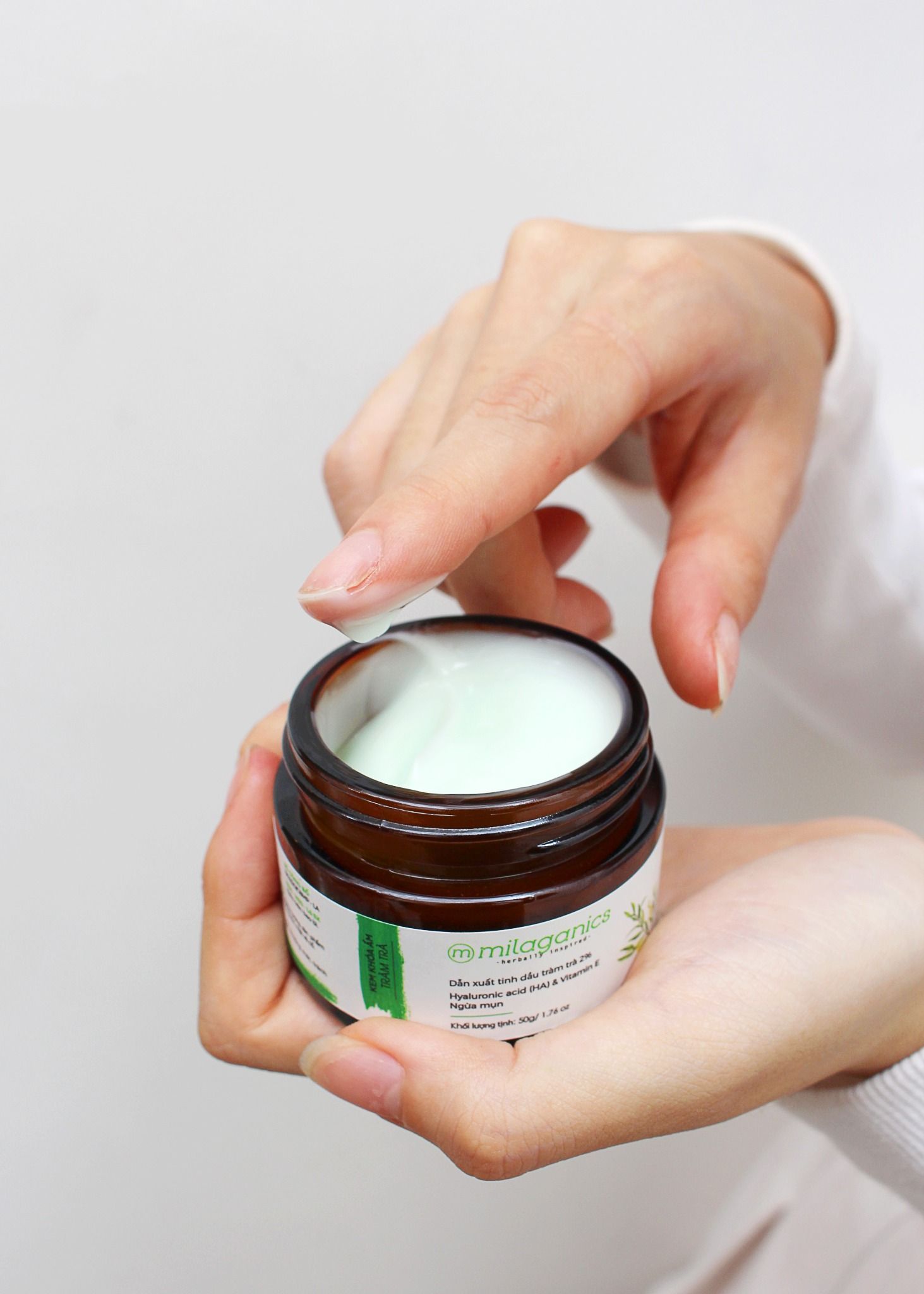  [DEAL SỐC 99K]  Kem Dưỡng Tràm Trà MILAGANICS 50g - Mua 1 Tặng 1, Tặng Thêm Bao Lì Xì 