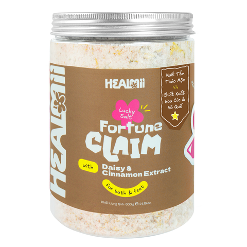  [Mua 1 Tặng 1] Muối Tắm Tẩy Da Chết Thảo Mộc Thiên Nhiên HEALMII 600g 