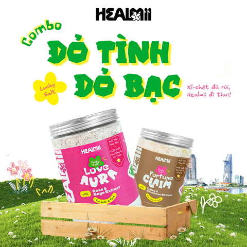  Combo Muối Tắm Thu Hút Năng Lượng Healmii Thu Hút Năng Lượng May Mắn & Tình Duyên 